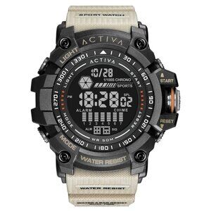 Invicta Activa Strike X Digital Men's Watch - 56mm, Beige (ACW8020-002)
